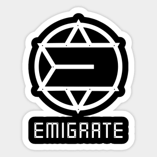 The-Emigrate Sticker